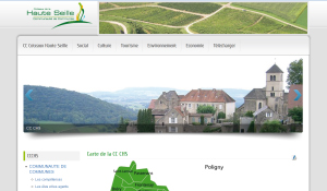 Conception site internet communauté de communes coteaux haute seille par idcomweb