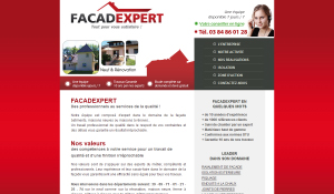 Conception site internet façadexpert façadier par idcomweb